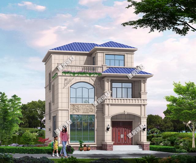 9.3x14.2米三層別墅設(shè)計(jì)圖，外觀簡(jiǎn)單有型，內(nèi)置布局很實(shí)用