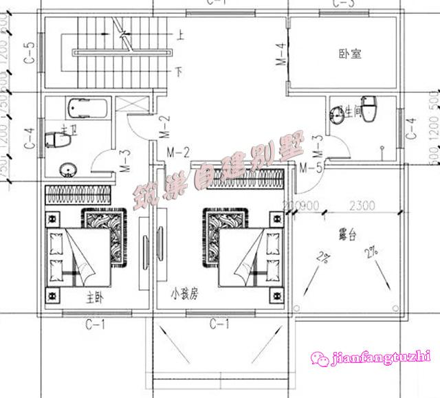 簡約二層農(nóng)村小別墅實(shí)拍圖設(shè)計(jì)圖，100平方米11x9米，經(jīng)濟(jì)實(shí)用