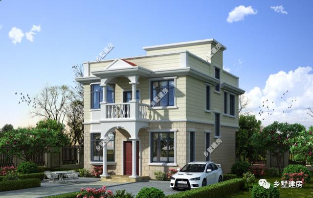 這樣一款二層別墅設(shè)計(jì)圖，只要20萬，說出來大家都不相信