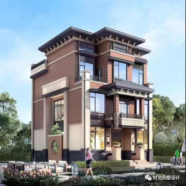 四層新中式別墅設計圖，布局實用性很強，非常受歡迎