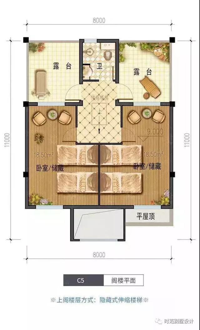 四層新中式別墅設計圖，布局實用性很強，非常受歡迎