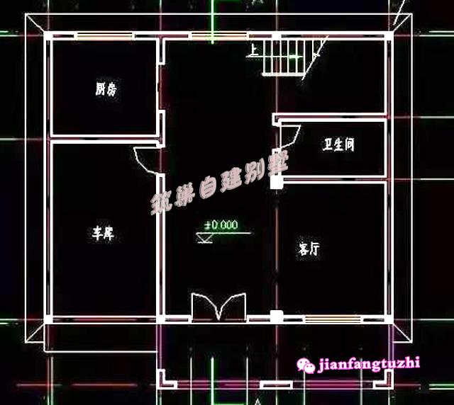 帶車庫農(nóng)村三層自建房全套設(shè)計(jì)圖，簡潔大氣，根據(jù)農(nóng)村生活需求進(jìn)行設(shè)計(jì)