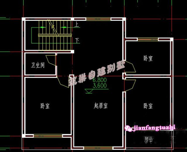 帶車庫農(nóng)村三層自建房全套設(shè)計(jì)圖，簡潔大氣，根據(jù)農(nóng)村生活需求進(jìn)行設(shè)計(jì)