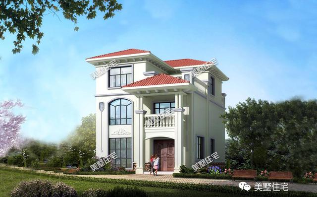 適合宅基地小面寬的別墅設(shè)計(jì)圖，外觀漂亮，室內(nèi)布局也十分合理