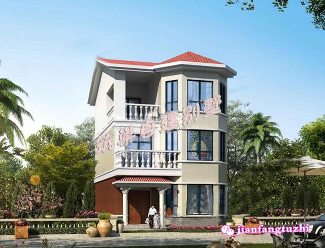 農(nóng)村三層小別墅設計住宅施工圖，適合農(nóng)村建造