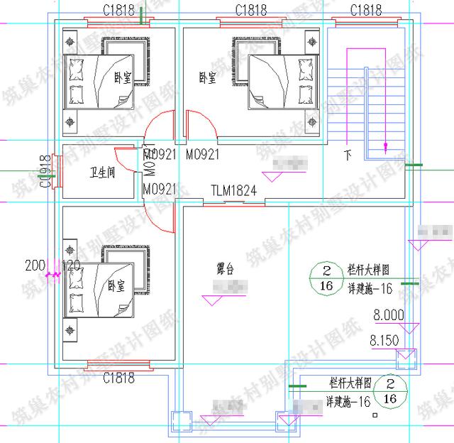 3款農(nóng)村三層自建房設(shè)計(jì)圖，每一款都是經(jīng)典戶型