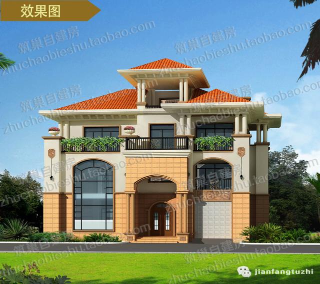 3款農(nóng)村三層自建房設(shè)計(jì)圖，每一款都是經(jīng)典戶型