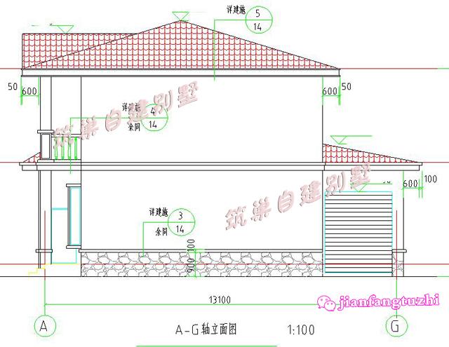 簡(jiǎn)約實(shí)用二層農(nóng)村自建別墅設(shè)計(jì)圖，大陽(yáng)臺(tái)+糧倉(cāng)+車庫(kù)+老人套房設(shè)計(jì)，超級(jí)實(shí)用