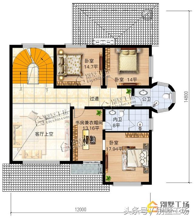 精選二層歐式城堡別墅設(shè)計(jì)圖，豪華+小清新，令你驚喜不斷