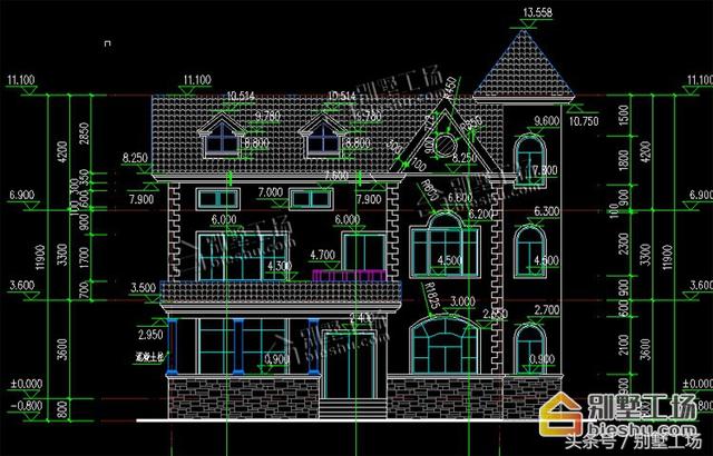 精選二層歐式城堡別墅設(shè)計(jì)圖，豪華+小清新，令你驚喜不斷