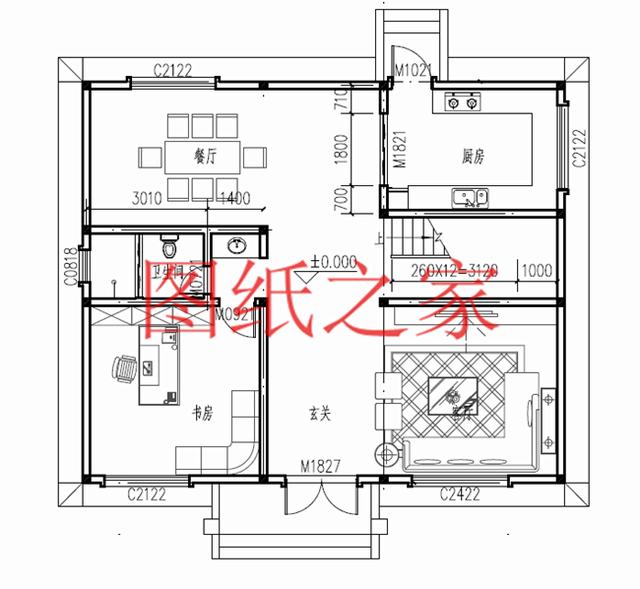 6款農(nóng)村二層別墅設(shè)計圖，占地130平米，造價只要20萬，經(jīng)濟(jì)實用
