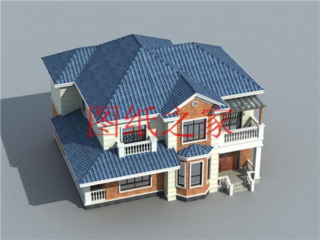 6款農(nóng)村二層別墅設(shè)計圖，占地130平米，造價只要20萬，經(jīng)濟(jì)實用