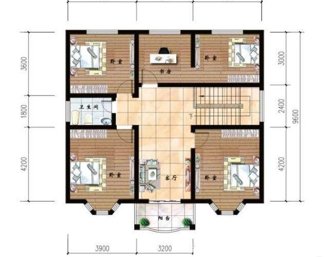 二層小戶型自建房，主體造價20萬，經(jīng)濟(jì)實(shí)用，接地氣的好戶型