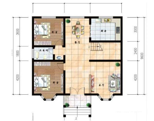 二層小戶型自建房，主體造價20萬，經(jīng)濟(jì)實(shí)用，接地氣的好戶型