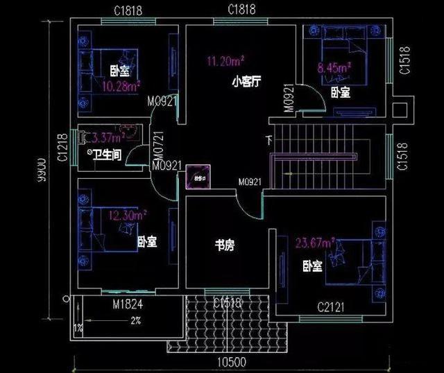 二層小戶型自建房，主體造價20萬，經(jīng)濟(jì)實(shí)用，接地氣的好戶型