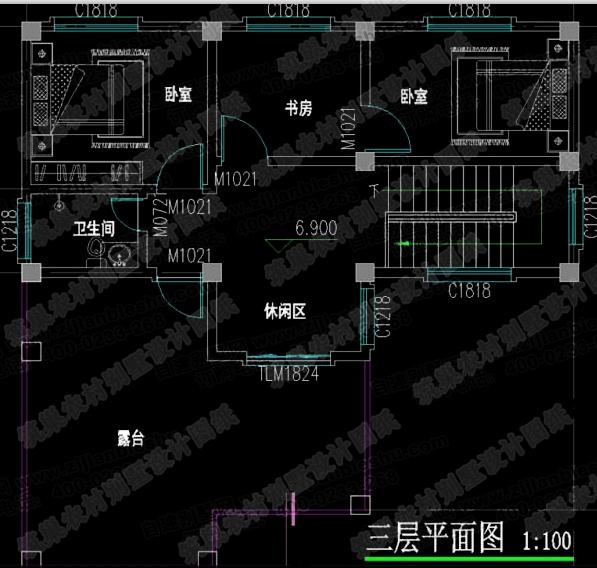 3款三層農(nóng)村自建房設(shè)計施工圖，采光充沛、通風流暢，空間利用率高
