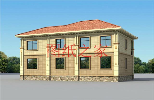 二層別墅設(shè)計(jì)圖，高端大氣上檔次，村里人都很羨慕