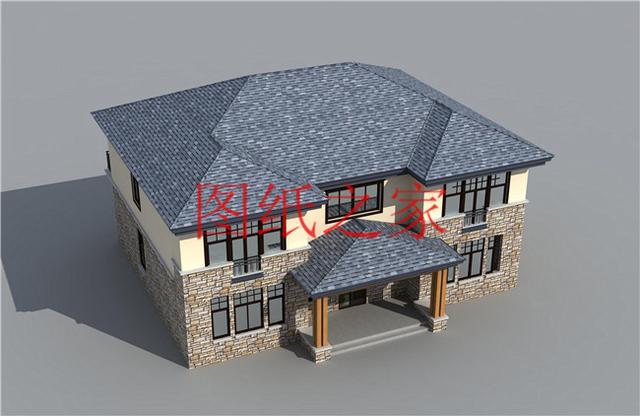 二層別墅設(shè)計(jì)圖，高端大氣上檔次，村里人都很羨慕