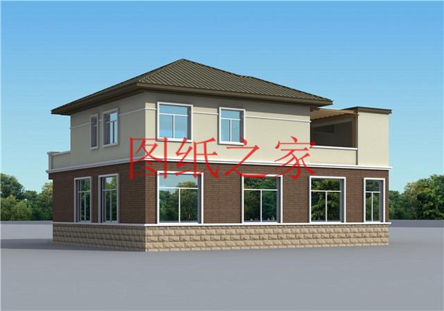 二層別墅設(shè)計(jì)圖，高端大氣上檔次，村里人都很羨慕