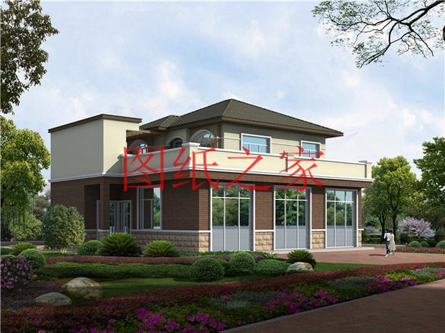 二層別墅設(shè)計(jì)圖，高端大氣上檔次，村里人都很羨慕