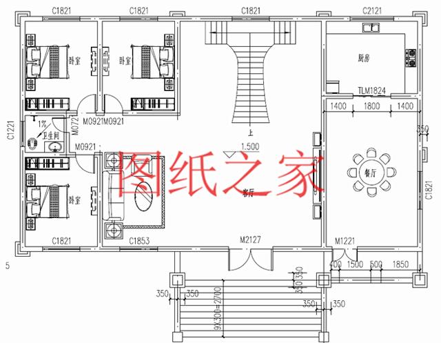 二層別墅設(shè)計(jì)圖，高端大氣上檔次，村里人都很羨慕