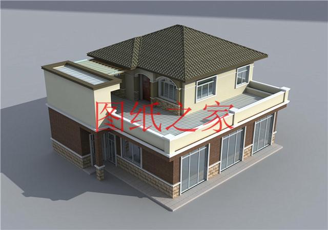 二層別墅設(shè)計(jì)圖，高端大氣上檔次，村里人都很羨慕