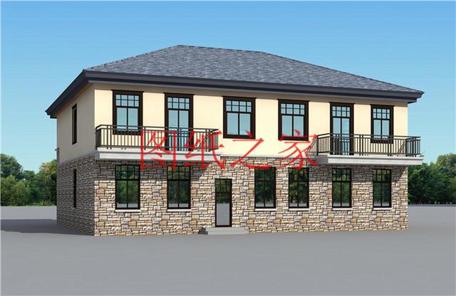 二層別墅設(shè)計(jì)圖，高端大氣上檔次，村里人都很羨慕