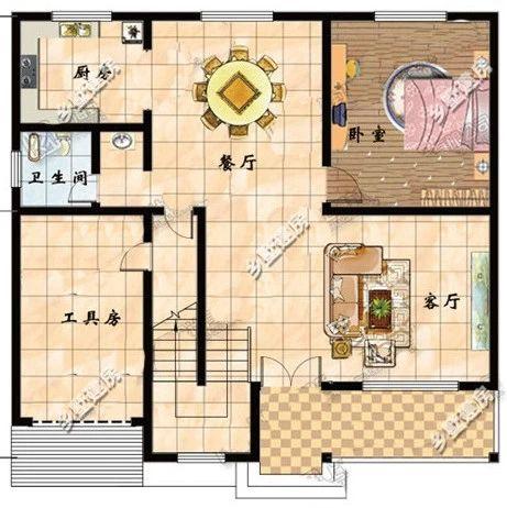 美觀又實(shí)用二層歐式別墅設(shè)計(jì)圖，獨(dú)領(lǐng)農(nóng)村風(fēng)采