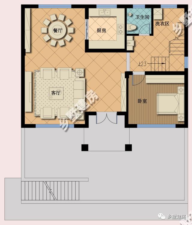 這款11X14米農(nóng)村別墅設(shè)計(jì)圖，外觀低調(diào)優(yōu)雅，不驕不奢，剛建好，全村都不淡定