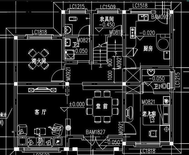 5款25萬帶堂屋自建房設(shè)計(jì)施工圖，隨便挑隨便選