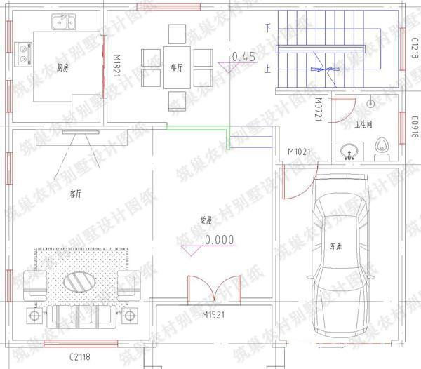 5款25萬帶堂屋自建房設(shè)計(jì)施工圖，隨便挑隨便選