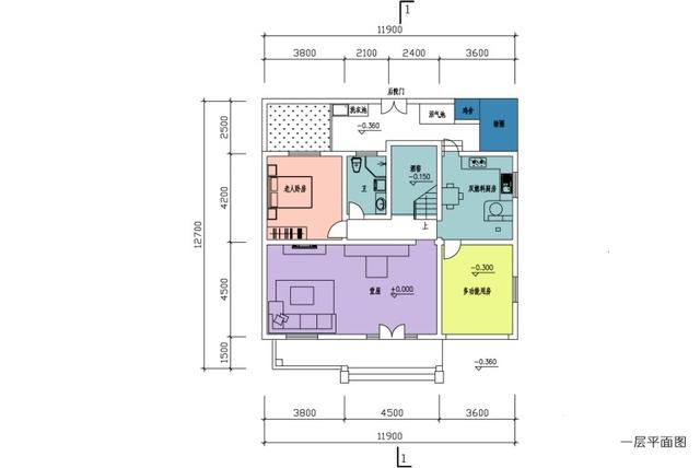 3套戶型方正農村自建別墅設計圖，采光通風好、利用率高