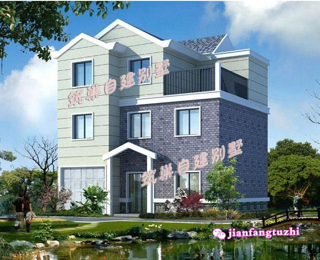 3套戶型方正農村自建別墅設計圖，采光通風好、利用率高