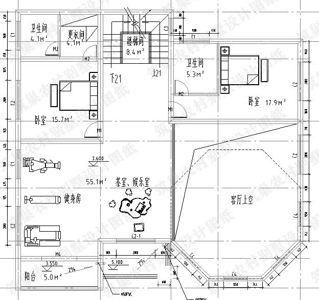 4款三層農(nóng)村住宅設計圖，帶豪華臥室套房+車庫+挑空客廳，想要的應有盡有