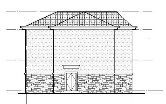 農村二層輕鋼別墅設計圖，外觀漂亮，簡單大方，方便實用