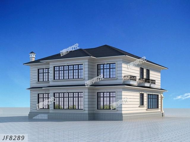 大多數(shù)人想建的二層別墅設(shè)計圖，層數(shù)不高不低，造價不也會太高