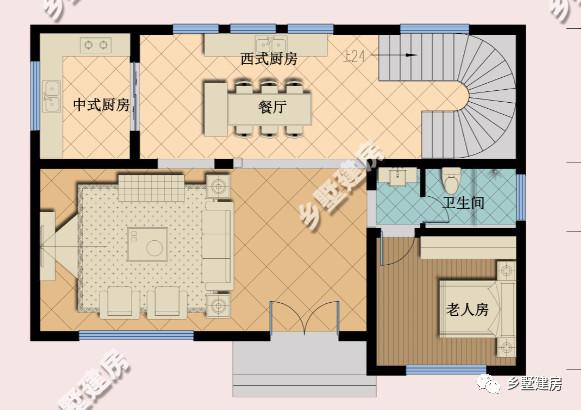 今年新款兩層自建別墅設(shè)計圖，外觀和室內(nèi)布局都比較適合建在農(nóng)村