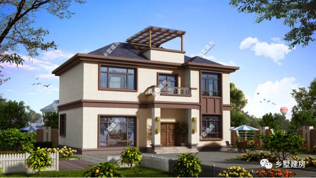 今年新款兩層自建別墅設(shè)計圖，外觀和室內(nèi)布局都比較適合建在農(nóng)村