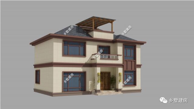 今年新款兩層自建別墅設(shè)計圖，外觀和室內(nèi)布局都比較適合建在農(nóng)村