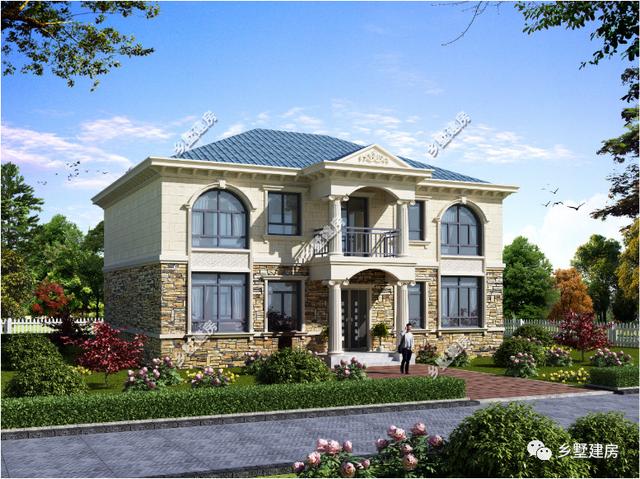 今年新款兩層自建別墅設(shè)計圖，外觀和室內(nèi)布局都比較適合建在農(nóng)村