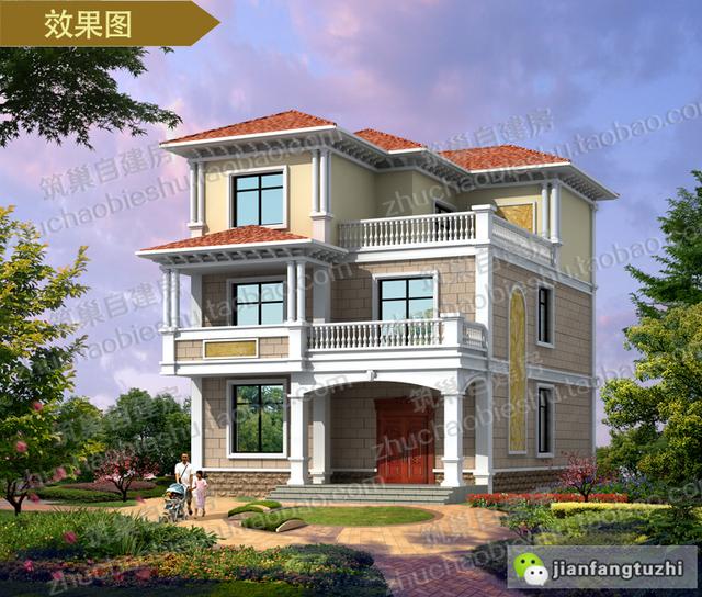 6款30萬左右農(nóng)村別墅全套cad設計施工圖，看看哪一款最適合您家！