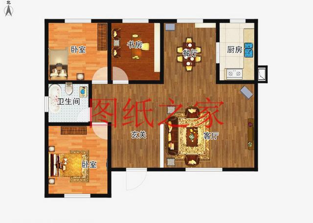 農(nóng)村一層別墅設(shè)計(jì)圖，經(jīng)濟(jì)又實(shí)用，溫馨舒適，比樓房更漂亮