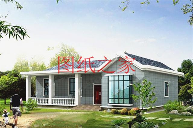 農(nóng)村一層別墅設(shè)計(jì)圖，經(jīng)濟(jì)又實(shí)用，溫馨舒適，比樓房更漂亮