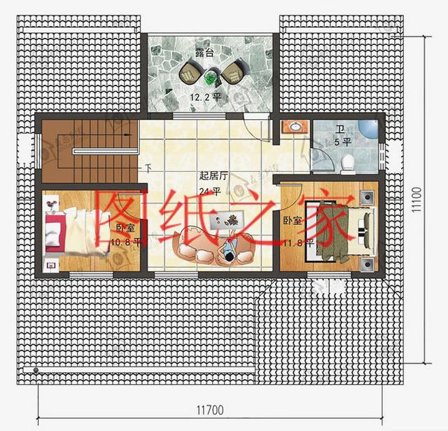農(nóng)村一層別墅設(shè)計(jì)圖，經(jīng)濟(jì)又實(shí)用，溫馨舒適，比樓房更漂亮