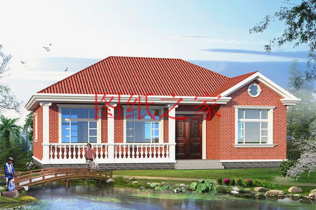 農(nóng)村一層別墅設(shè)計(jì)圖，經(jīng)濟(jì)又實(shí)用，溫馨舒適，比樓房更漂亮