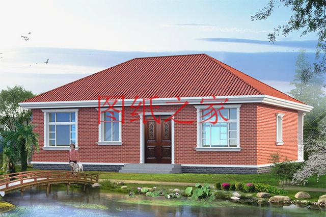 農(nóng)村一層別墅設(shè)計(jì)圖，經(jīng)濟(jì)又實(shí)用，溫馨舒適，比樓房更漂亮