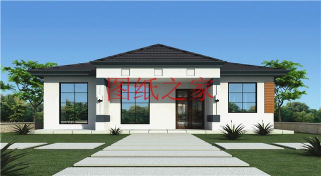 農(nóng)村一層別墅設(shè)計(jì)圖，經(jīng)濟(jì)又實(shí)用，溫馨舒適，比樓房更漂亮