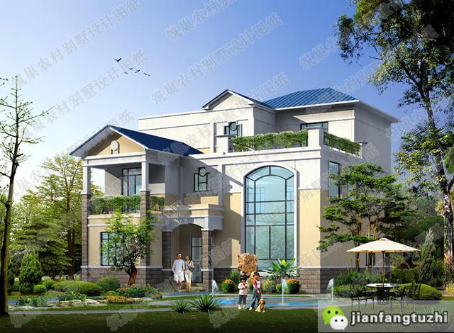 5款三層農(nóng)村別墅設(shè)計圖，適合自家的住房需求就是最好的圖紙