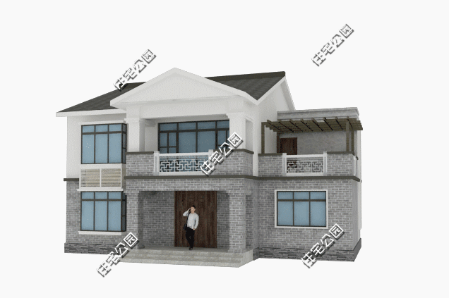 中式農(nóng)村自建房別墅設(shè)計(jì)圖，大堂屋大客廳多臥室設(shè)計(jì)，太實(shí)用了