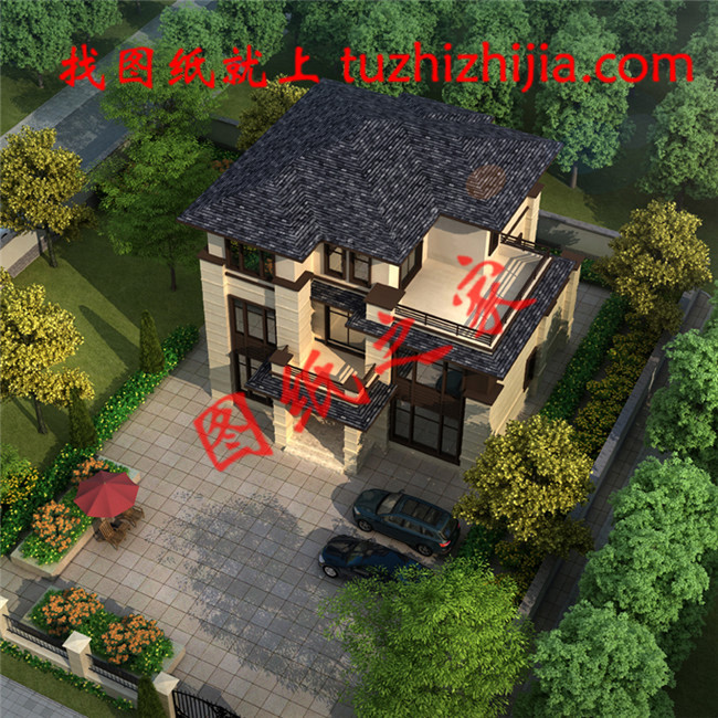 造價(jià)50萬(wàn)左右農(nóng)村三層別墅，高端大氣上檔次，全村最漂亮！